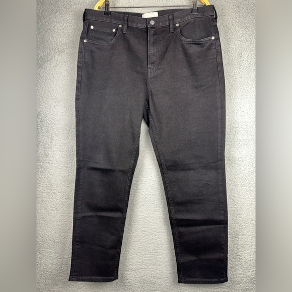Everlane Jeans Mens 35x30 Black The Organic Taper Relaxed Fit Denim - Picture 1 of 9